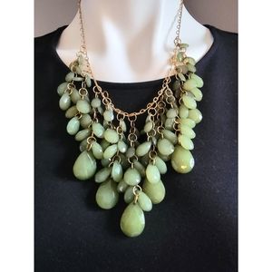Green Statement Necklace